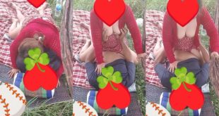 คลิปโป๊ทางบ้าน ชวนแม่เพื่อนสาวใหญ่ไปเย็ดกลางทุ่ง